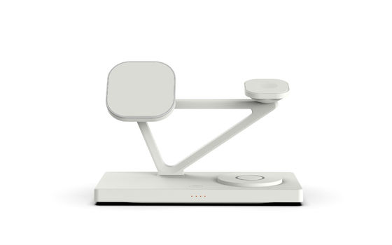 Bon prix 15 watts 360g Compatible 5 en 1 Chargeur magnétique sans fil avec lumière de nuit 2w Noir et blanc en ligne