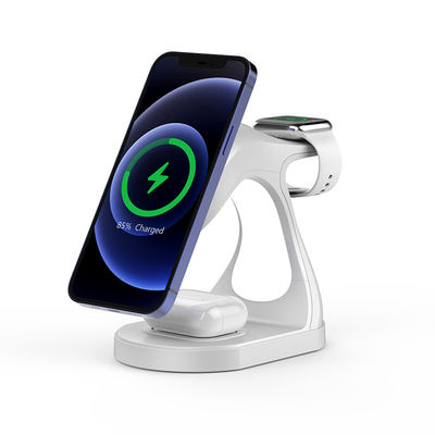 Bon prix Stand de chargeur sans fil de lumière nocturne avec absorption magnétique et lumière LED pour téléphone écouteur et montre 3 en 1 en ligne