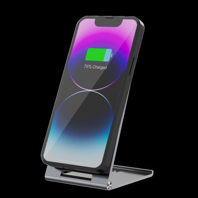 Bon prix Support de recharge sans fil pliable en alliage d'aluminium Qi 2 pour autres téléphones et écouteurs Qi en ligne