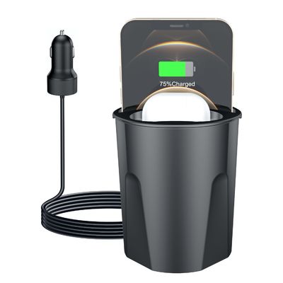 Bon prix Chargeur en forme de tasse 15W Charge rapide sans fil avec sortie USB 5V/2A en ligne