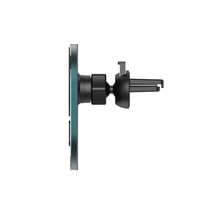 Bon prix Chargeur de voiture sans fil Qi avec monture de ventilation d'air 15W Max entrée USB C en aluminium/silicone en ligne