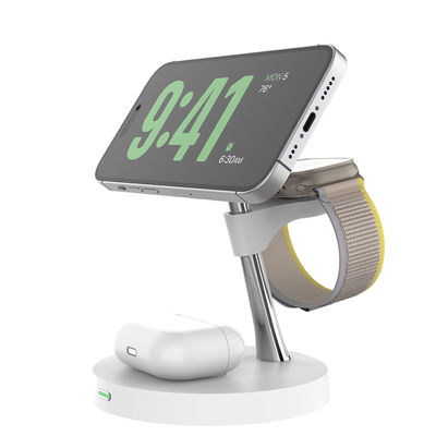 Bon prix T269D 4 en 1 Station de charge sans fil magnétique rapide pour iPhone16/15/13/14 Stand pour les montres samsung en ligne