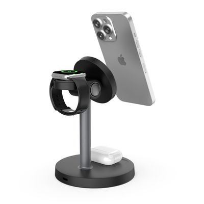 Bon prix Chargeur sans fil multifonctionnel 5V/3A 3 en 1 certifié CE/FCC/RoHS/UKCA en ligne