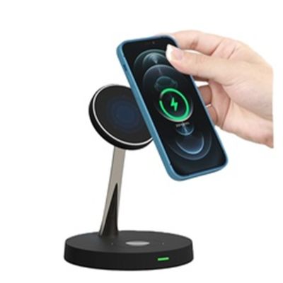 Bon prix All In One Wireless Charger with 15W Magnetic Charging Built-in Phone Stand and ABS Zinc Alloy for iPhone 12-16 en ligne
