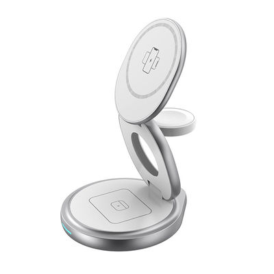 Bon prix Chargeur sans fil métallique 3 en 1 15W Iphone Iwatch Airpod en ligne