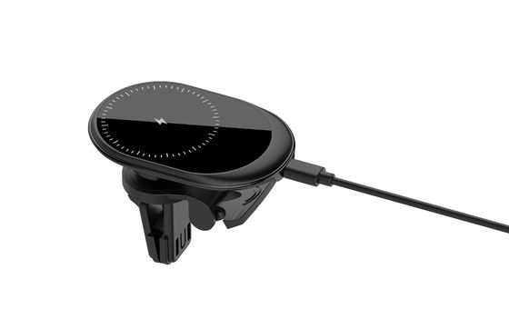 Bon prix Chargeur magnétique rapide de 15W noir Mini Chargeur sans fil pour voiture en ligne