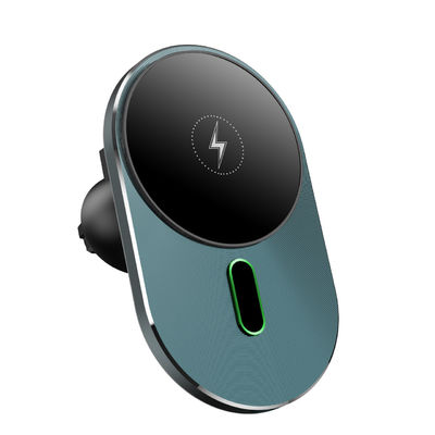 Chargement sans fil rapide de voiture à une main support de téléphone magnétique pour Apple 12