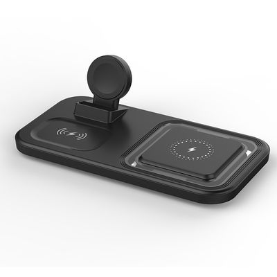 Bon prix Station de charge sans fil portable mince et léger ABS et PC noir en ligne