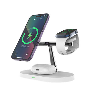Type-C Aii en une seule charge sans fil Convient pour les écouteurs de téléphones mobiles Voir en noir et blanc