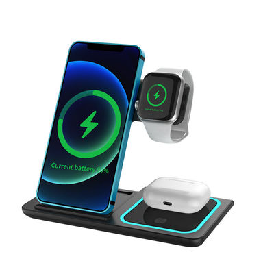 Bon prix Chargeur sans fil 3 en 1 avec noir clair en ligne