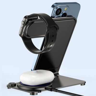 Bon prix Chargeur rapide Apple Watch en alliage d'aluminium avec puissance de sortie de 3W et charge sans fil en ligne