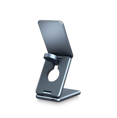Bon prix Pad de charge sans fil en alliage d'aluminium pour appareils intelligents avec logo personnalisé en ligne