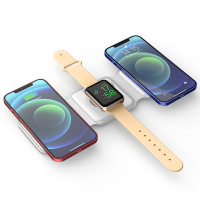 Bon prix Chargeur portable sans fil à charge rapide de 15 W pour montres QC3.0 Chargeur noir/blanc en ligne