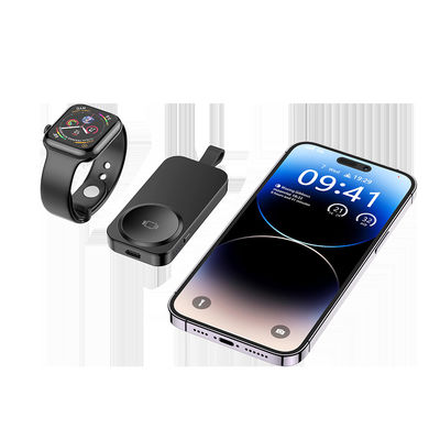 Bon prix Conception compacte Chargeur de montre sans fil Power Bank 4 Indicateur LED 2-8mm Distance de charge en ligne