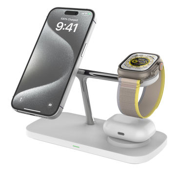 Qi 2 centre de chargeur sans fil magnétique réglable pour la montre Apple / Samsung