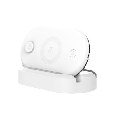 Bon prix 15W 4 en 1 Multifonctionnel ABS Chargeur sans fil en ligne
