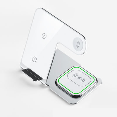 Bon prix Chargeur sans fil en aluminium certifié Qi de 15 W pour iPhone/Samsung en ligne