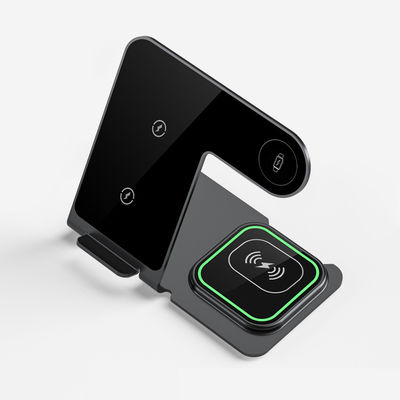 Bon prix L'alliage d'aluminium 3 en 1 support de charge sans fil 15W Protection contre la température en ligne