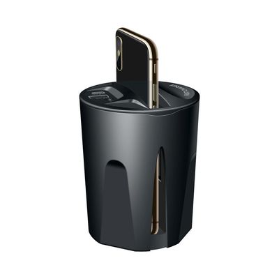 Bon prix 2 Interface de sortie USB Charge rapide Chargeurs de voiture 110-205KHz Fréquence de charge en ligne