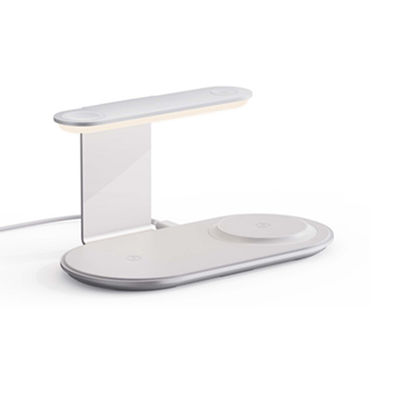 Bon prix Station de recharge sans fil multifonctionnelle avec lampe de nuit réglable et entrée et sortie USB trois en un en ligne