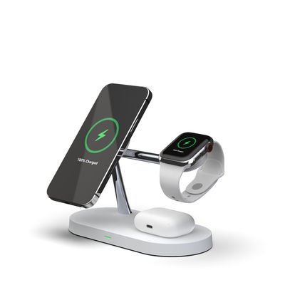 Bon prix Station de recharge sans fil multifonctionnelle 5 en 1 avec lumière nocturne de 2 W et sortie USB en ligne