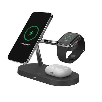 Bon prix Chargeur sans fil rapide 4 en 1 Compatible avec le téléphone intelligent et l'interface de sortie USB-A en ligne