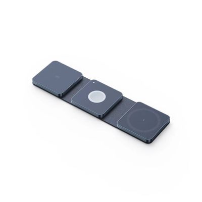Bon prix Chargeur de voyage sans fil de 15W à recharge rapide compatible avec les AirPods Apple en ligne