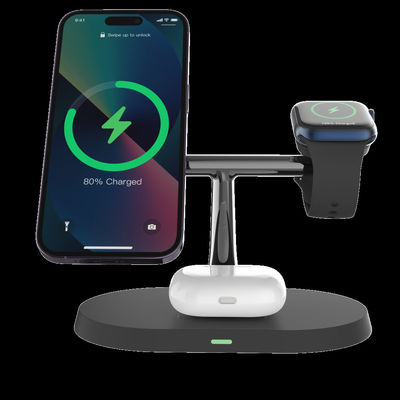 Bon prix Station de charge sans fil magnétique 3 en 1 avec charge magnétique iPhone / iWatch en ligne