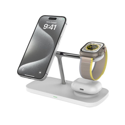 Bon prix Le chargeur sans fil magnétique en alliage de zinc ABS sortie 5W/7.5W/10W/15W Pour iPhone12/13/14/15 en ligne
