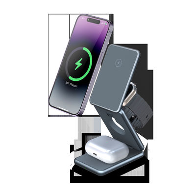 Bon prix Chargeur sans fil portable noir avec 5W Max Charge d'écouteur Angle réglable en hauteur en ligne