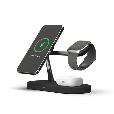 Bon prix 5 en 1 chargeur magnétique rapide sans fil Pour iPhone 16 15 14 13 12 Pro/Max/Plus/Mini, AirPods en ligne