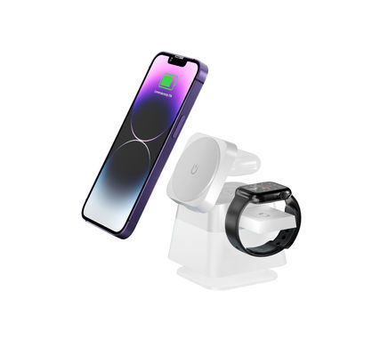 Bon prix Chargeur sans fil à support acrylique pour téléphone/auriculaire/horloge en ligne