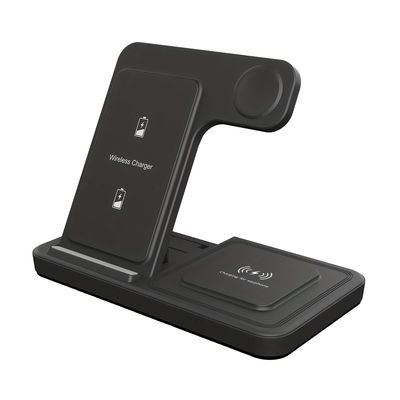 Chargeur sans fil pliable rapide multifonctionnel 15W pour téléphones intelligents écouteurs iwatch