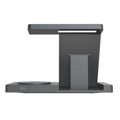 Bon prix Matériau ABS de charge sans fil pliable 15W pour téléphone écouteur montre avec lumière de nuit 2W en ligne