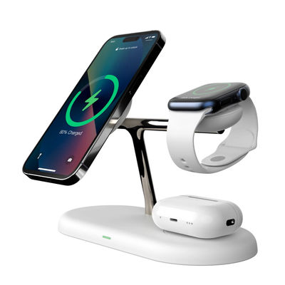 Bon prix T256 Chargeur sans fil tout en un Compatible avec Samsung et Apple Fréquence de travail 110-205KHz Entrée 12V/2.5A en ligne