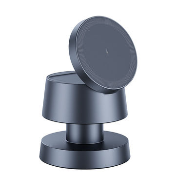 Bon prix Chargeur rapide sans fil industriel XH-X6 15W/10W Support de peinture métallique réglage de l'angle avec chargeur de lumière bicolore en ligne