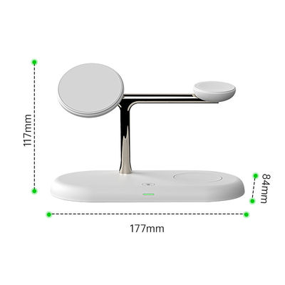 T256 15W/10W/7.5W/5W chargeur rapide sans fil Chargeur intelligent tout en un pour les téléphones Apple et Samsung Conversion de plus de 75%