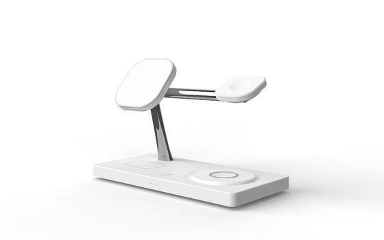 Bon prix 2025 Dernier chargeur rapide sans fil 15W/10W Support de support de téléphone portable pour charger Apple et Samsung en ligne