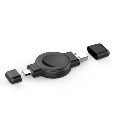2025 Dernière version X512 Apple et Samsung Chargeur à double interface Chargeur de montre USB / Type-C Chargeur