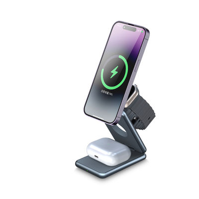 2025 Nouveau chargeur de téléphone mobile Ak09 15W/10W Prise en charge par support de produits Apple et Samsung