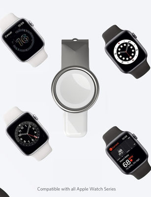 Bon prix 2025 Nouveau chargeur sans fil en zinc T304-A Prise en charge des produits Apple et Samsung Chargeur de montre à double interface en ligne