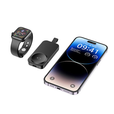 2025 Nouveau chargeur sans fil X550 Pour Apple Watch 1000mah Mini Power Bank Chargeur de montre portable