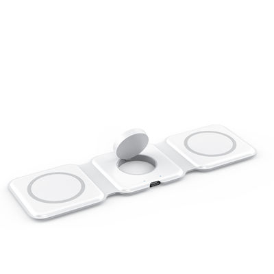 Bon prix 2025 Nouveau chargeur sans fil W07C 15W Port type-C Mini chargeur magnétique en ligne