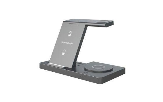 T258 Nouveau chargeur rapide sans fil en gros Chargeur sans fil pour iPhone Chargeur sans fil pour téléphones Samsung Chargeur 15w 10w 7.5w 5w Chargeur sans fil magnétique avec lumière nocturne
