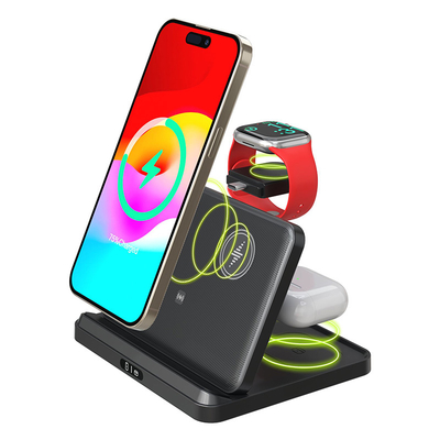 Bon prix A21 Samsung Vesion 3 In 1 Foldable Wireless Charger 15w /10w Charger  en ligne