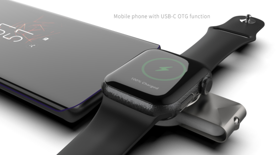 Bon prix T304-S Samsung Watch Charger , Dual Plug 2 In 1 Watch Charger 3W Charger en ligne