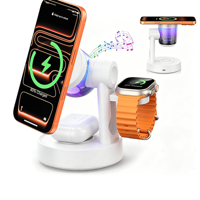 Bon prix Chargeur sans fil multifonctionnel 25W avec musique et BT6.0 En ligne