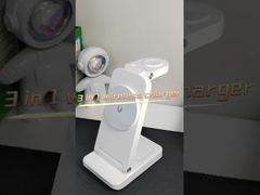 Chargeur sans fil compact de 5W de puissance maximale pour le chargement des écouteurs en noir blanc violet gris