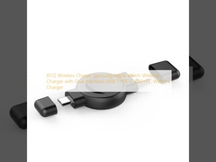 Charge sans fil X512 Chargeur sans fil Samsung/Apple Watch avec double interface USB/TYPE-C ABS+PC Chargeur de montre