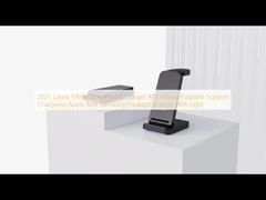 2025 Dernière version du chargeur de téléphone portable S90 ABS + support pliable en métal